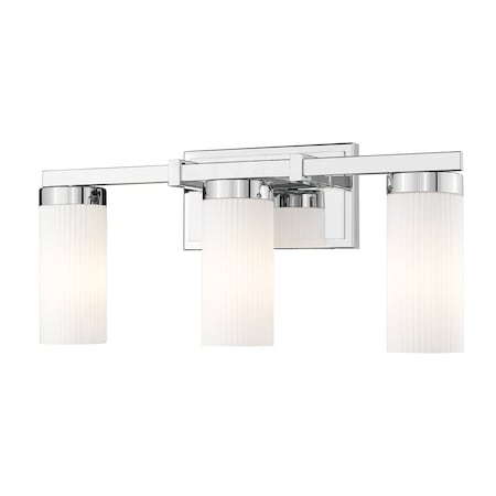 Z-Lite Danica 3-Light Vanity, 20.5 in W, Chrome 3044-3V-CH