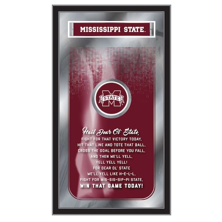 Holland Bar Stool Co Mississippi State 26" x 15" Fight Song Mirror MFghtMssStU