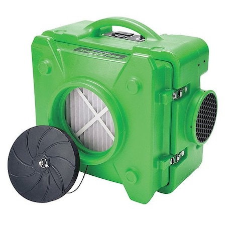 Bluedri Air Scrubber, 500 cfm, Green, 115V AC BD-AS-550-GN