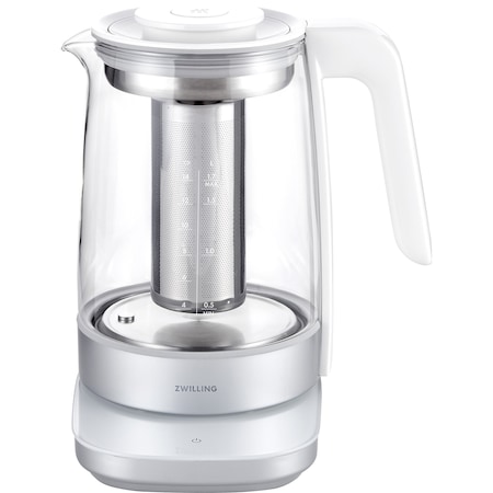 Zwilling Enfinigy Glass Kettle, Tea Kettle, Silver 1010352