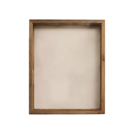Homeroots 6" x 6" Gray Solid Wood Tabletop Picture Frame 386490