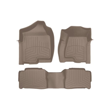 Weathertech Tan, Front and Rear FloorLiner HP 45003-1-2IM