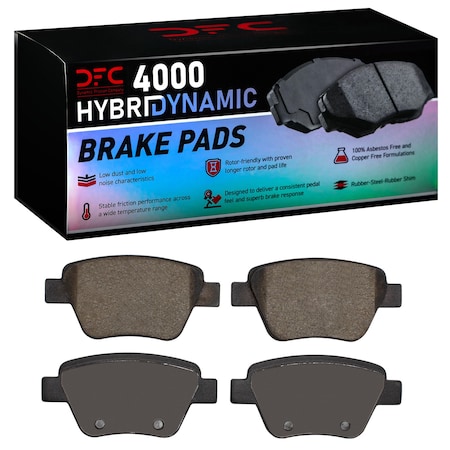 Dynamic Friction Co DFC 4000 HybriDynamic Brake Pads 4000-1456-00