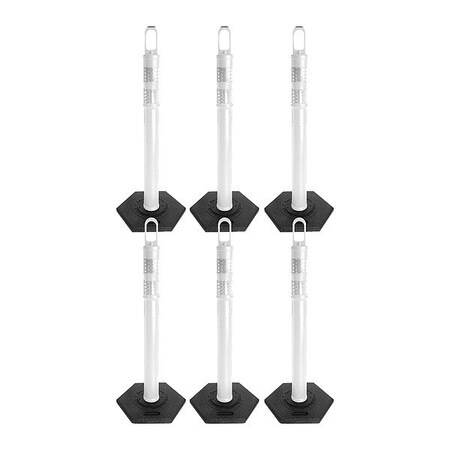 Mr. Chain Delineator Kit, White, Polyethylene 78101-6