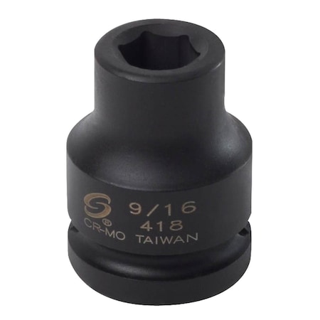 Sunex 3/4 in Drive 9/16 in Impact Socket 418