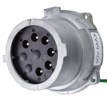 Meltric DN9c INLET METAL SIZE 3 IP 54/55 6P 20 A 50 V 60 Hz 17-18060