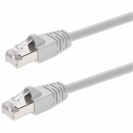 Monoprice Cat6A Ethernet Patch Cable - Snagless RJ45_ 550Mhz_ STP_ Pure Bare Cop 24417
