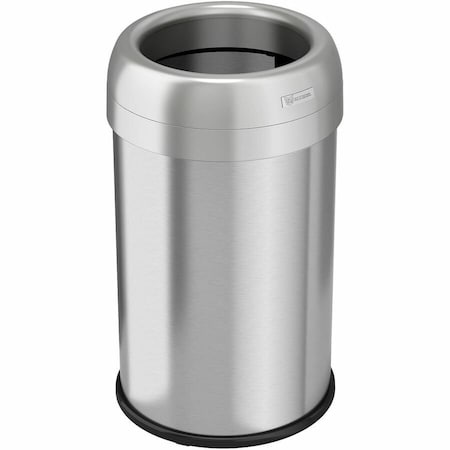 Hls Commercial 13 Gallon Open Top Round Trash Can HLS13STR