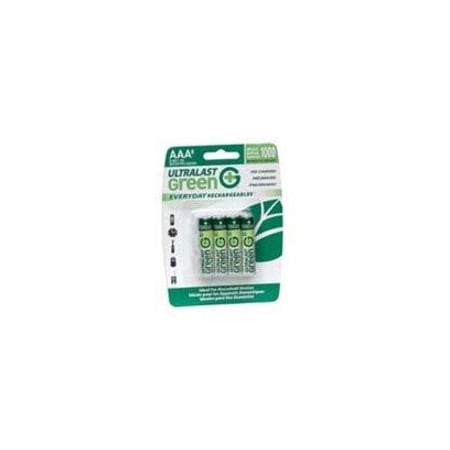 Ultralast Battery 1.2 Volt Nickel Metal Hydride Ultralast Everyday AAA 8 Pack ULGED8AAA