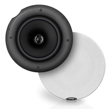 Pyle Pyle Pair 6.5 in Bluetooth Universal Flush Mount in-Wall Speaker System, 300W, Black, Polymer Tweeter PDICBT67
