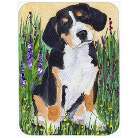 Carolines Treasures Entlebucher Mountain Dog Glass Cutting Board - Large SS8216LCB