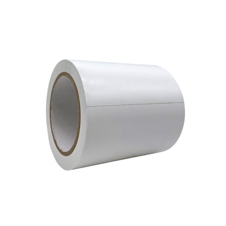 Wod Tape Floor Marking Tape, PVC, White, 5 inch W., 36 yards L., 5 mil Thickness, 8 PK WOD VTC365-05000-8-36-WHI