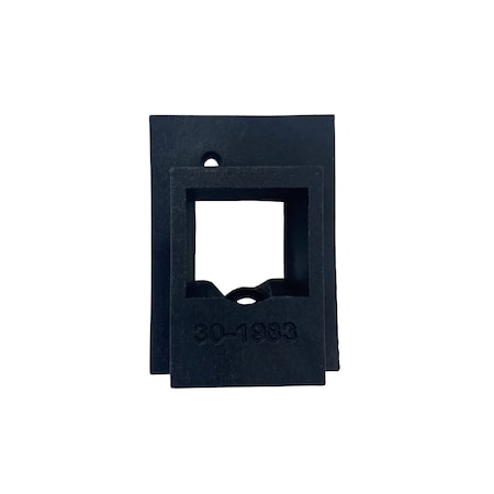 Jackson Bottom Bolt Guide Assembly for Concealed Vertical Rod Exit Devices Aluminum Finish 30320628