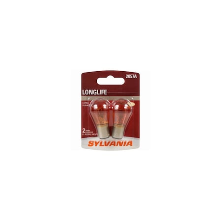 Sylvania 2057A Long Life Miniature Bulbs, Amber pair AM4381901EC