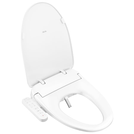 Delta Refresh Standard Elongated Electric Bidet Toilet Seat 893005E-WH