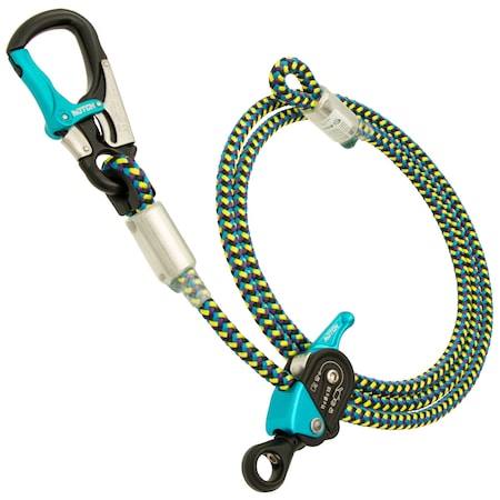 Rope Logic Stileo 1/2" x 10 ft. Wirecore Lanyard Flipline w/ Notch Guide and Triple Action Snap 101165