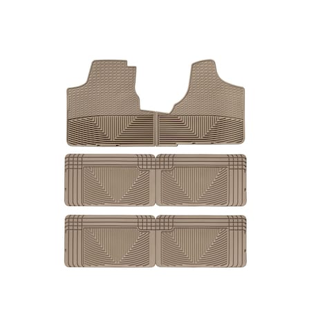 Weathertech Tan, Front, Rear, and Rear All Weather Floor Mats W3TN-W25TN-W25TN