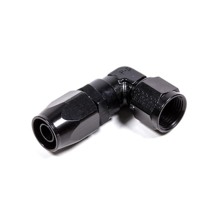 Fragola 109108-BL 90 deg -8 AN Low Profile Forged Hose End Fitting, Black FRG109108-BL