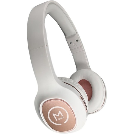 Morpheus 360 TREMORS Wireless On-Ear Headphones with Microphone, White/Rose Gold HP4500R HP4500R