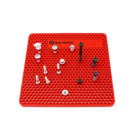 Boltster Tool Organizer, Red, Silicone BTS-100001R