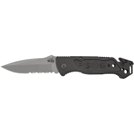 Sog Folding Knife, Spear, Satin, 3-7/16 In FF24-CP