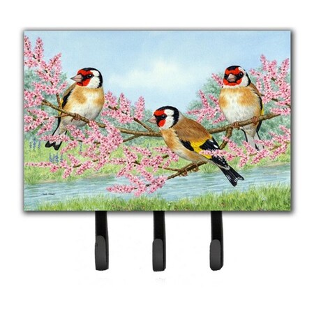 Carolines Treasures European Goldfinch Leash or Key Holder ASA2202TH68