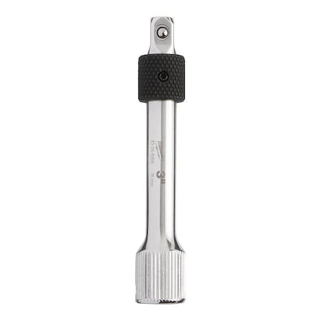 Milwaukee Tool Socket Extension 3 in L, 1 Pieces, Chrome 43-24-9300
