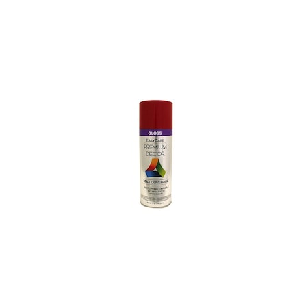 True Value Premium Decor Spray Paint, Fiesta Red Gloss, 12-oz. PDS96-AER
