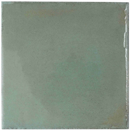 Apollo Tile Cadence 8x8 Soft Sage Green Porcelain Zellige Square Wall and Floor Tile (12.49 sq ft/case), 29PK APLBTN88AQUAA