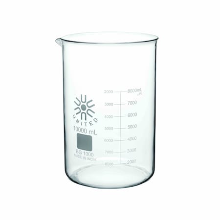 United Beaker, Low-Form, Borosilicate, 10000 mL BG1000-10000