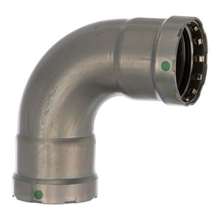 Viega MegaPress 90 elbow P1 2 P2 2 carbon steel zinc-nickel coating 25225