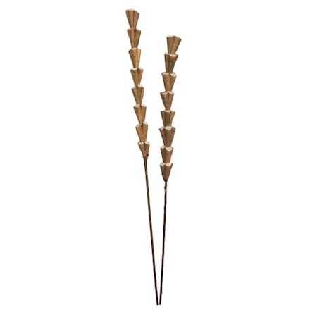 Vickerman 24 in. Sola Scrape Skin Cone Artificial Flowers, Natural, 12PK H7SSS000