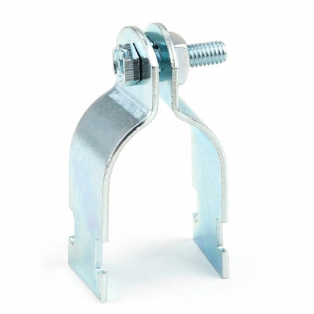 Dottie Clamp, Conduit; Strut Use, 1-1/4 in, Steel, Electro Galvanized SC125R