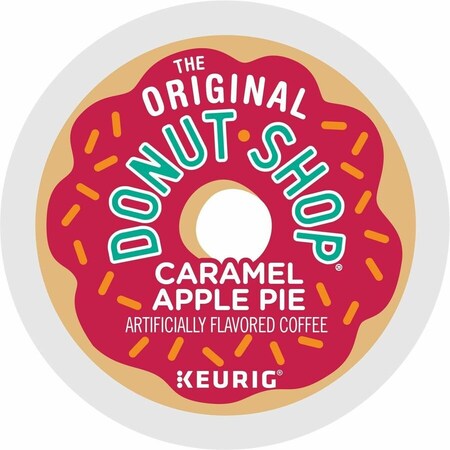 The Original Donut Shop K-Cup Caramel Apple Pie Coffee, Compatible with Keurig Brewer, Light, K-Cup, Caramel Apple Pie, 4PK 5000355500