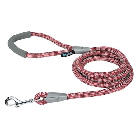 Guardian Gear Reflective Rope Lead, 6 ft L, Red, Fastening Method: Clasp ZA9909 06 83