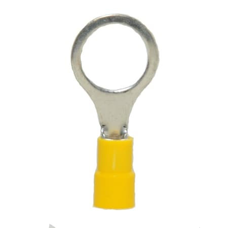 Hillsdale Terminal Ring Terminal, 1/2 in Stud Size, 10 AWG, 600 V, Vinyl Insulated, 500 PK 50233