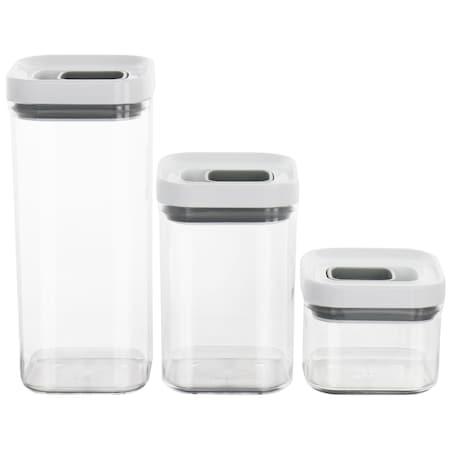 Martha Stewart Siobhan 3 Piece Acrylic Storage Container Set 136548.06