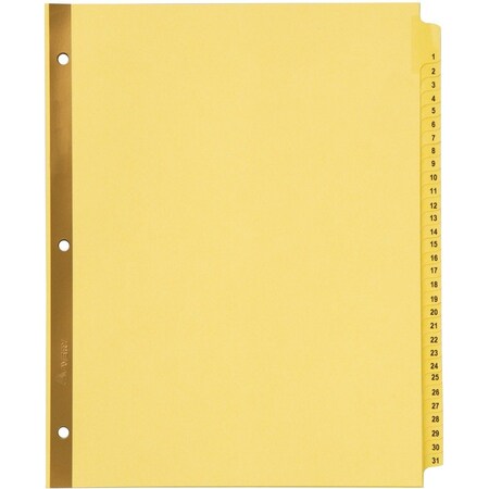 Avery Dennison Avery, Preprinted Laminated Tab Dividers W/gold Reinforced Binding Edge, 31-Tab, Letter 11308