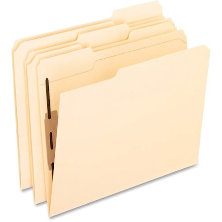 Tops Business Forms Pendaflex, MANILA FOLDERS WITH ONE BONDED FASTENER, 1/3-CUT TABS, LETTER SIZE, 50PK M13U1