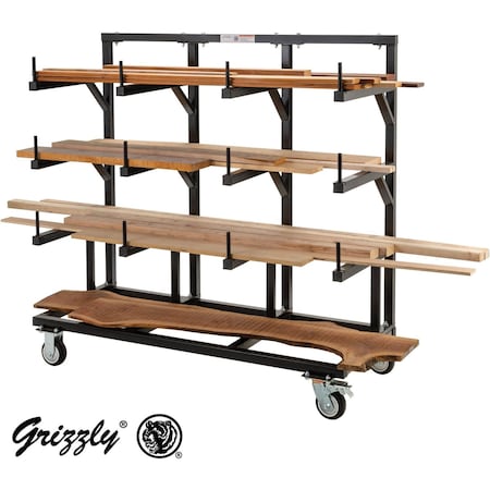 Grizzly Mobile Lumber Rack T34006
