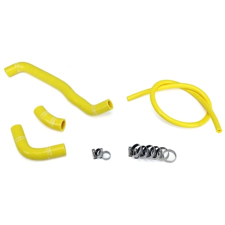 Hps Performance High Temp Reinforced Silicone Radiator Coolant Hose Kit, Yellow,  57-1359-YLW