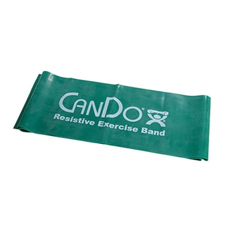 Fabrication Enterprises Cando Exercise Band 5 ft. Singles, Green FA129258