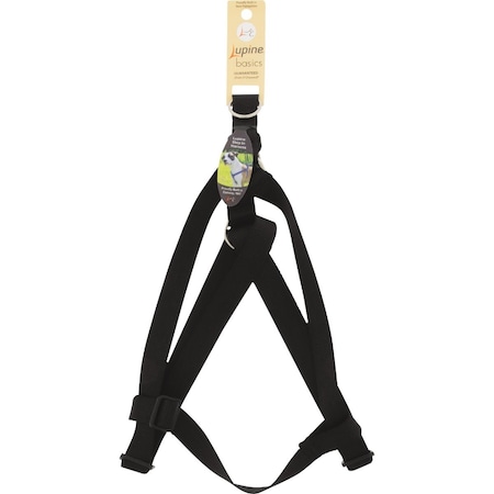 Lupine 1'' Traditional Solid Black 24 to 38'' Step-In Dog Harness 27569