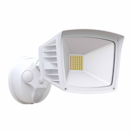 Westgate 28W FLOOD LIGHT WITH BASE, 120V, 3CCT, TRIAC DIM., WHITE, 3000K/4000K/5000K SL-28W-MCT-WH-D