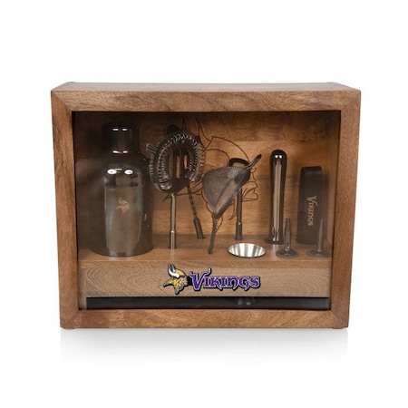 Picnic Time Family Of Brands NFL Minnesota Vikings - Old Fashioned Bar Set 861-09-511-187-2