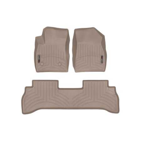 Weathertech Tan, Front and Rear Floorliners 451617-1-2