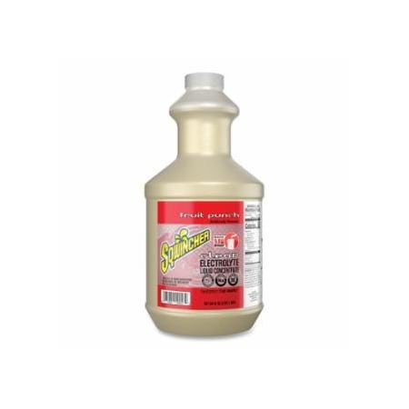 Sqwincher Liquid Concentrate, 64 oz, Bottle, Yields 5 gal, Fruit Punch, 6PK 690-159030873