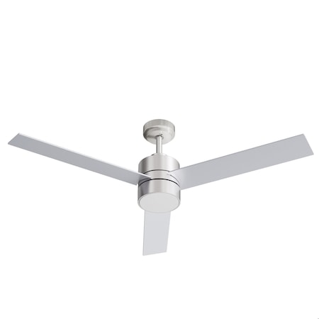 Afx Santo - 52in 3 Blade LED Ceiling Fan - Silver Finish SNTN523LACSNSL-WS