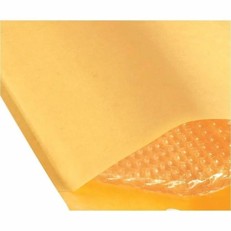 Jiffylite Bubble Mailer, Paper, 10-3/4 in L, Kraft, PK100 100018415