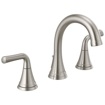 Delta Kayra Two Handle Widespread Bathroom Faucet 3533LF-SSMPU
